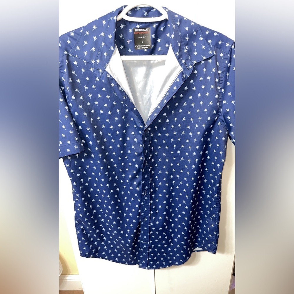 Beach themed button up!